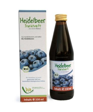 ASPER M HLE Organic Blueberry Juice - 100% - 330ml - 330ml