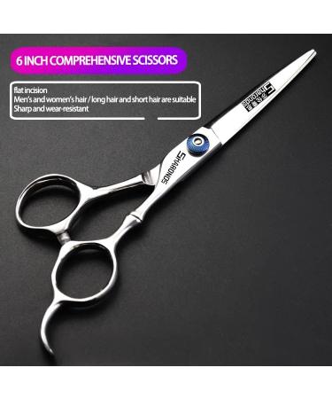 SHARONDS 440C Hair Cutting Scissors Set - 6 Inch & 7 Inch Thinning Scissors Professional 3-Piece Kit - Ideal for Hairdressers & Home Use - Buy Online on GoSupps.com