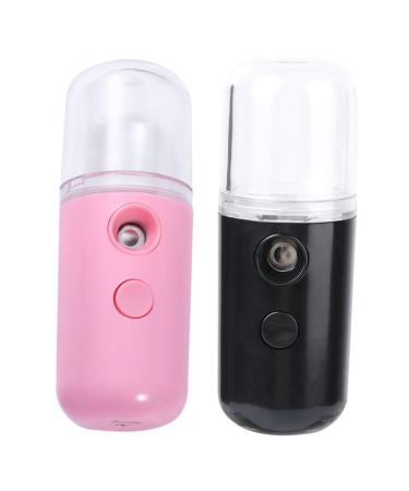 FOMIYES 2pcs Spray Hydrating Apparatus Nano Steamer Handheld Humidifiers Facial Mister Face Tool 10.5x3.5cm