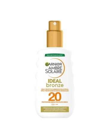 Garnier Garnier Ambre Solaire Ideal Bronze Face and Body Melanin Activator for an Intense and Even Tan with Medium Protection SPF20 200 ml