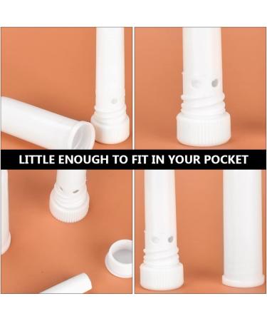 Healeved Peppermint Essential Oil + Bulk Nasal Inhaler Tubes - 5pcs White Aroma Diffuser Set - Buy Online on GoSupps.com