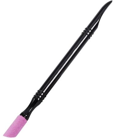 Nail Art Cuticle Remover Scrub Polish Quartz Pusher Pen Manicure Repair Tool for Beautiful Nails - Buy Online on GoSupps.com