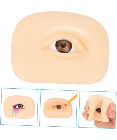 NOLITOY 2pcs Makeup Practice Skin Eyeshadow Reusable Silicone Skin Silicone Makeup Fake Skin Make up Tool 6.9x5.2cmx2pcs As Shownx2pcs - Buy Online on GoSupps.com