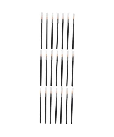 POPETPOP 150 pcs Disposable Makeup Slim Wands Black Tool Applicator Eye for Eyeliner Brush Women Liner 10x0.3cmx3pcs Blackx3pcs