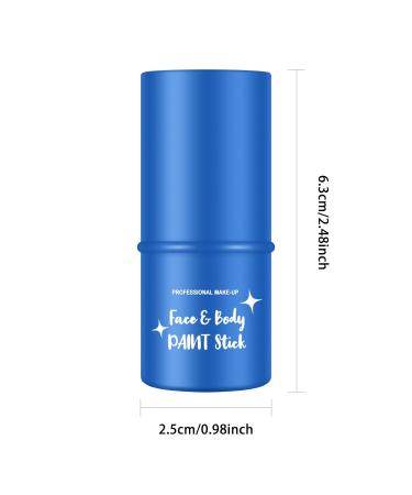 KYDA Blue Face Paint & Eye Black Stick - Multi-Purpose Light Blue Makeup for Sports Halloween Cosplay & SFX - Buy Online on GoSupps.com