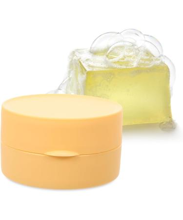 Ciieeo Box Portable Soap Box Soap Holder Travel Bar Soap Container Travel Soap Case Portable Soap Case Portable Soap Container Soap Dishes Soap Containers Soap Dispenser Pp With Cover Yellow 8.00X8.00X4.50CM - Buy Online on GoSupps.com