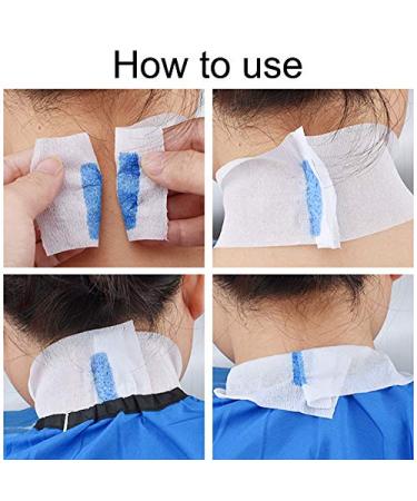 270-Count Stretchy Paper Neck Strips for Barber, Salon & Shop - 2.5 x 11 (White) - Buy Online on GoSupps.com