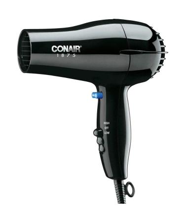 Handheld Black Hairdryer - 1875 Watts - Fast Drying & Lightweight | International Shipping Available - Buy Online on GoSupps.com