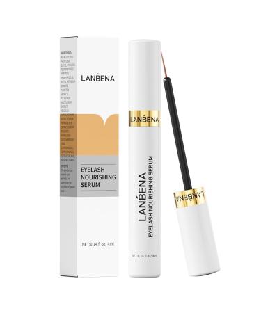 LANBENA Eyelash Growth Serum Advanced Eyelash Treatment - Natural Formula for Fuller Lashes Supports Lash Strength & Healthy Appearance 4ml