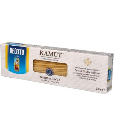 DE CECCO Spaghetti N12 KAMUT GR.500 - Buy Online on GoSupps.com
