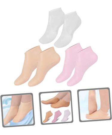 FOMIYES 6 Pairs Moisturizing Socks Hydrating Socks Moisturizing Lotion Feet Lotion Non Socks Aloe Socks Moisturizing Gel Socks Foot Care for Dry Cracked Feet Spa Socks for Women Foot Mask - Buy Online on GoSupps.com