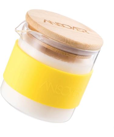 ANSOYER Coconut Lemon Massage Candle - 300g | Relaxing Aromatherapy & Skin Moisturizer | International Shipping Available - Buy Online on GoSupps.com