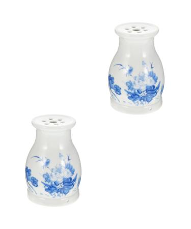 Beavorty 2 STK Moxibustion cup massage pot MOXA MOCAA container scraping massage device Moxa-stick smoke-free Moxibusion Canister MoxaGelen White ceramic electrical moxibusization device