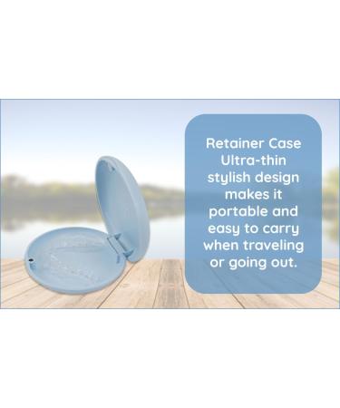 Buy SmileSupplies Slim Aligner Case - Sky Blue Aligner & Retainer Box with Cotton Bag (Pack of 2) | International Shipping Available - Buy Online on GoSupps.com