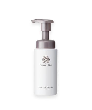 Perfect One Bubble Cream Wash 7.1 fl. oz. (210 ml) | Foam-to-Cream Facial Cleanser with Beauty Ingredients | Gentle Cleansing for Fresh and Radiant Skin | Product of Japan
