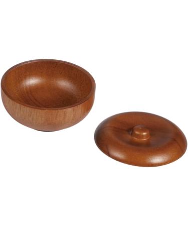 Fomiyes Wooden Shaver Bowl Set - 2 Pcs Razor Shell with Lid for Men's Shaving Cream | Bamboo Shave Cup for Premium Grooming - Buy Online on GoSupps.com