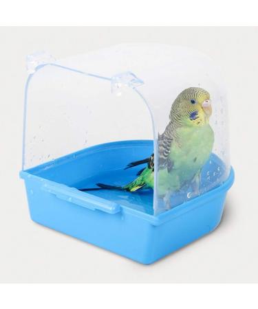 Balacoo Caged Bird Bath Bird Cage Parrot Supplies Bathing Tub for Small Brids Canary Budgerigar Cockatiel Lovebird - Buy Online on GoSupps.com