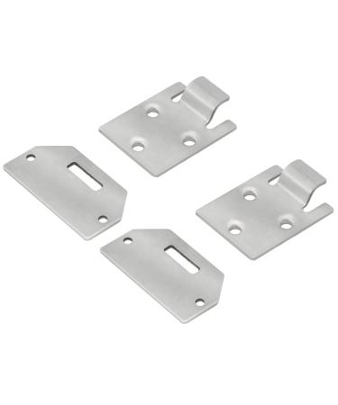 DIYOLFALL 2 Pairs Golf Cart Seat Bottom Hinge Plate for EZGO(1995-up) TXT/Medalist Gas or Electric Golf Cart 71610-G01 71609-G01 2 Pairs Seat Bottom Hinge Plate