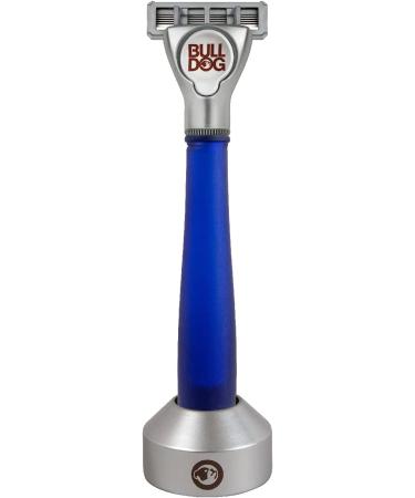 Bulldog Sensitive Glass Razor - Blue | Gentle Shaving for Sensitive Skin - Buy Online on GoSupps.com