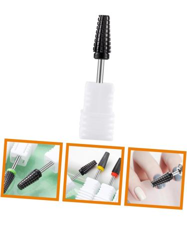 Housoutil Black Ceramic Nail Polishing Head Nail Bits Nail Polish Grinding Head Braiding Toy Nail Art Drill Bits Nail Polishing Tool Nail Tools Manicure Women's Nail Drill Ceramics - Buy Online on GoSupps.com