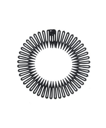 YALLNASL Girls Flexible Zig Zag Hair Bands - 6 Pack, 3 Colors - Spiral Headband for Women's Hair - No Slip Stretch Combs - Buy Online on GoSupps.com