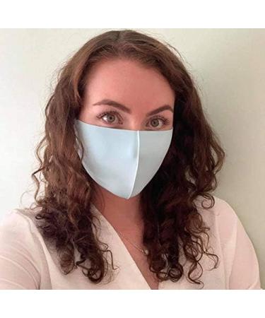 Buy SMUG Adjustable & Washable Facial Protection 3-Pack | Anti-Slip Nose & Mouth Masks | Premium Fabric | Fashionable Skin-Friendly Cloth Set with Black Bag - Blue - Buy Online on GoSupps.com