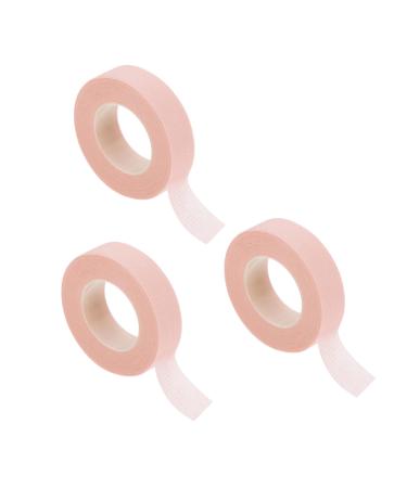 FRCOLOR 3pcs Moxibustion Plaster Non- Woven Eyelash Tape Adhesive Tape for Eyelash Farbic Tape for Eyelash Eyeshadow Pads Grafting Double Eyelid Sticker Non-Woven Fabric Breathable Girl 914x1.2x0.2cm Pink