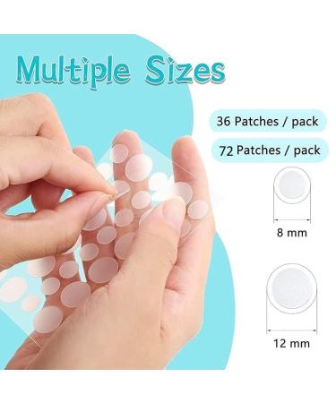 Buy Ultra-Thin Hydrocolloid Pimple Patches - 72 Acne Spot Stickers with Tea Tree Oil | Safe & Effective Healing for Teens - Buy Online on GoSupps.com