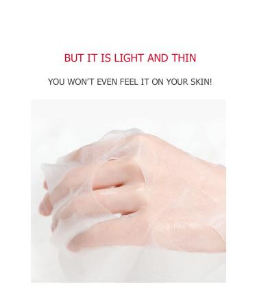 VENZEN Red Apple Skin Moisture Face Mask - Hyaluronic Acid 10 Pack (25g Each) | Refreshing Facial Care for Hydration & Replenishment - Buy Online on GoSupps.com