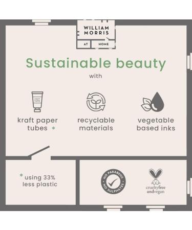 William Morris At Home Patchouli & Red Berry Hand Care Gift Set | 100ml Hand Cream 50ml Hand Scrub & 35ml Nail & Cuticle Cream | Essential Oils | Vegan Friendly - Buy Online on GoSupps.com