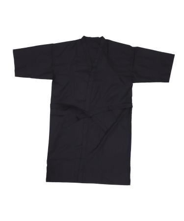 Fashion Hairdresser Gown Stylist Capes for Clients hot Dyeing Robes Barber Guest Gown Black Clothes Black Cape Non-Stick Hairdressing Guest Robe with Sleeves Nylon Polyester Smock