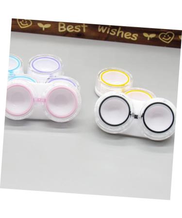 Shop Lurrose 15-Piece Lens Container Set - Travel-Safe Transparent Lens Organizer & Cute Accessories for Contacts - Ideal for International Shipping - Buy Online on GoSupps.com
