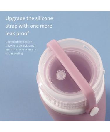 Buy Transparent 90ml Travel Silicone Refill Bottle - Ideal for Shampoo & Shower Gel - Leak Proof & Reusable - Buy Online on GoSupps.com