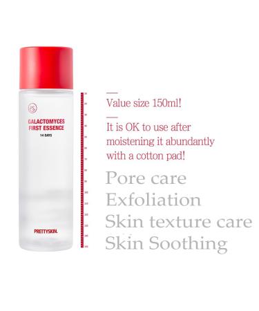 PS.PRETTYSKIN Pure Galactomyces Essence 96.6% - 14 Days Intensive Korean Skin Care for Vibrant Nourished Skin | 150ml - Buy Online on GoSupps.com