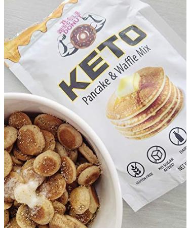 Keto Pancake & Waffle Mix | Fluffy, Gluten-Free, Grain-Free, Dairy-Free | Low Carb & Sugar-Free | Just Add Water | 3g Net Carbs | Baking Mix for Pancakes, Waffles, Cupcakes, Bread | English Muffins - Buy Online on GoSupps.com