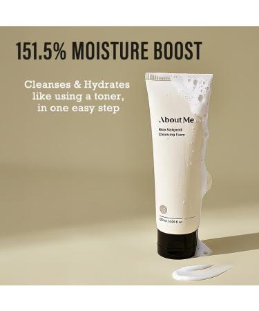 ABOUT ME Rice Wine Cleansing Foam - Gentle Exfoliating Face Wash for Clear Hydrated Skin | 120ml International Shipping - Buy Online on GoSupps.com