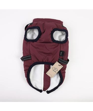 Buy Savlot Dog Jacket - Winter Vest & Sleeveless Cotton Padded Vest for Pets - Purple (Size S) - Perfect for Skiing & Cold Weather - Buy Online on GoSupps.com