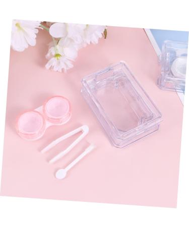 JECOMPRIS Mini Contact Lens Container - Portable Case for Colored Eye Lenses Travel Storage Box 8x5cm - Buy Online on GoSupps.com