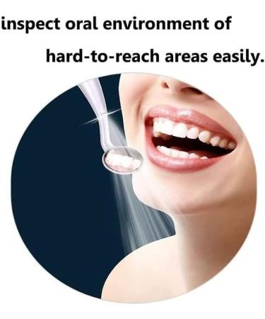 Professional Dentist Mirror with Light - Bright LED Tooth Inspection Tool for Cavities & Plaque | Travel Carrying Bag Included - Buy Online on GoSupps.com