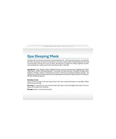 Derma Spa Sleeping Mask 70g - Seaweed Moisturizing Formula for Radiant Skin | International Shipping Available - Buy Online on GoSupps.com