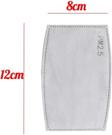 RWET Protective Usful PM2.5_M sk_Filters Activated Carbon M sk_Filters Breathing Insert Protective Mouth_M sk_Filters - Buy Online on GoSupps.com