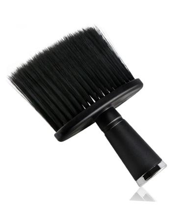 HAPINARY Hair Brush Barber Neck Brush Face Duster Brush Barber for Hair Salon Cleaning Brush Mustache Grooming Neck Duster Brush Barber Neck Cleaning Brush Hair Duster Brush Facial Cleaning 14x10cm Black