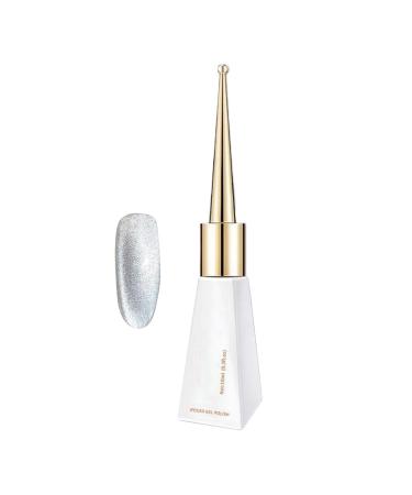 Opilroyn Gel - with layers top coat | Ideal applications: Magnetic art expression in-store or at-home manicure finish creating a crystal-clear cat-eye pattern s