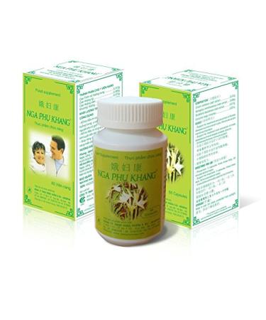 04 Boxes * 60 Capsules - Nutricology Healthy Prostate and Ovary Veg-Capsules - Nga Phu Khang - Made in Vietnam