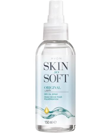 1x 150ml SKIN so SOFT AVON Dry Oil Body Spray ORIGINAL +jojoba insect repellent - Buy Online on GoSupps.com