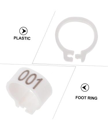 Yardwe 300 Pcs Pigeon Anklet Chicken Drumsticks Tag Plastic Foot Ring for Pigeon Poultry Pen Parrot Baby 1.3X1.3CMx3pcs Whitex3pcs - Buy Online on GoSupps.com
