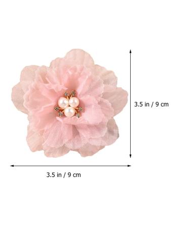3-Piece Pearl Hairpin Set | Fabric Barrettes for Girls | Pink Hair Accessories - Shop Internationally - Buy Online on GoSupps.com