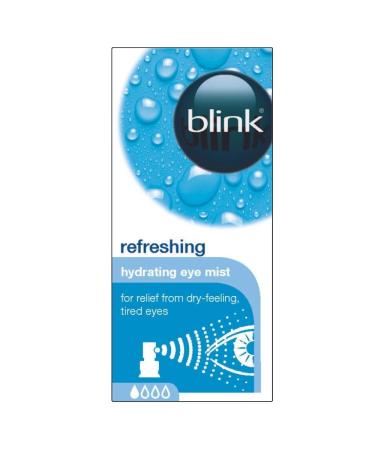 Blink Refreshing Dry Eye Spray for Relief from Dry-Feeling and Tired Eyes - Hydrating Eye Mist Lubricating Eye Spray with Sodium Hyaluronate and Purified Water Moisturising Dry Eye Treatment 10 ml