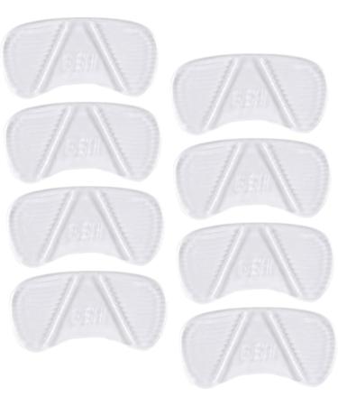 GLEAVI 8 Pairs Half Size Back Shoe Heel Inserts - Non-Slip Gel Heel Protectors for Women - Wear-Resistant Heel Liners & Daily Heel Pads - Buy Online on GoSupps.com
