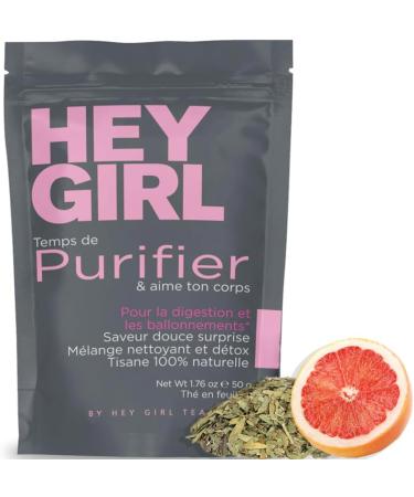 Loose Leaf Detox Tea - Herbal Tea for Your Detox Cleanse - Not Your Typical Herb Blend Tea - Delicious & Soothing Drink for a Healthy Colon Cleanse - Colon Cleanser by Hey Girl Tea - Buy Online on GoSupps.com